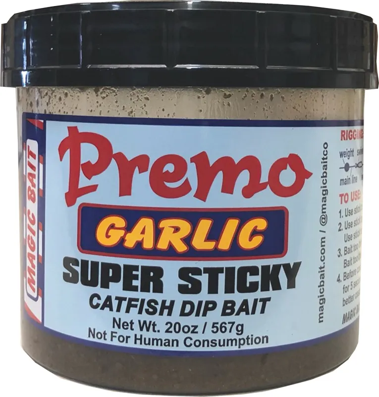 premo garlic super sticky catfish bait