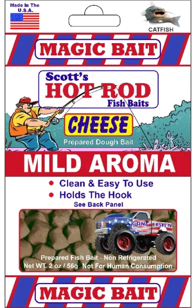 magic bait catfish bait mild aroma cheese